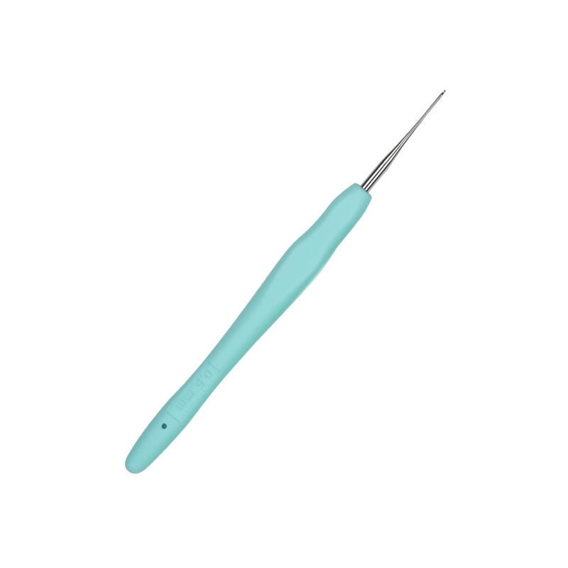 QLRFFLJOY Small Size Crochet Hook Lace Crochet Needle QLRFFLJOY 0.5mm Crochet Hook Embroidery Thread Knitting Weaving Tool DIY Lace Yarn Crochet Needles (0.5 mm) - Image 1